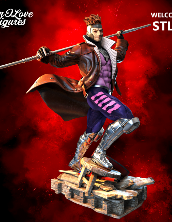 gambit men STL 3D - Image 4
