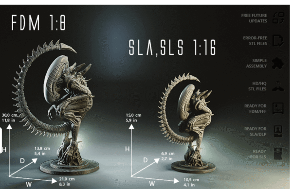 Alien 3D STL - Image 6