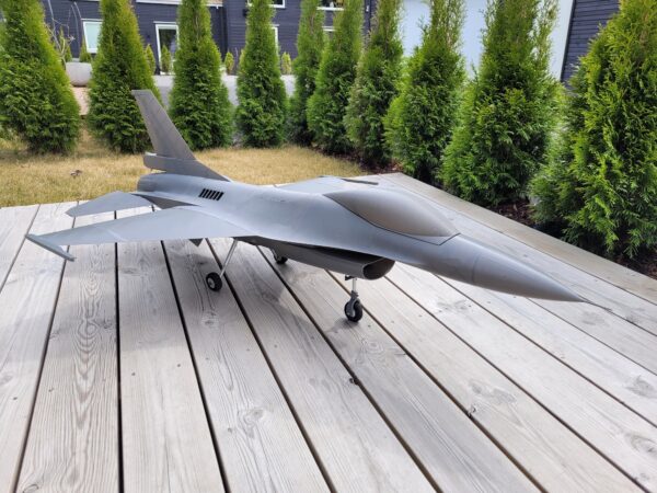 Aircraft f-16-fighting-falcon-rc-80mm-1200mm avion STL 3D - Image 3