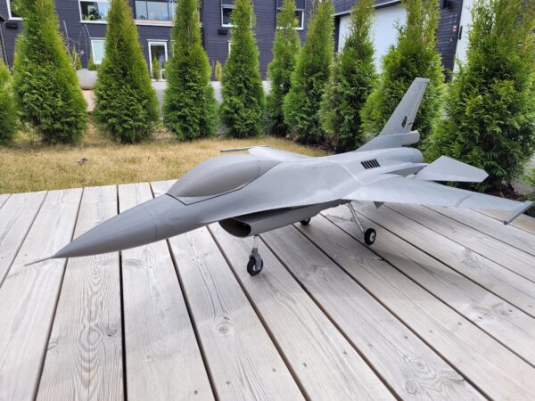 Aircraft f-16-fighting-falcon-rc-80mm-1200mm avion STL 3D - Image 4