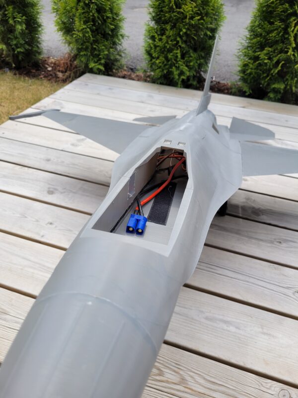 Aircraft f-16-fighting-falcon-rc-80mm-1200mm avion STL 3D - Image 5