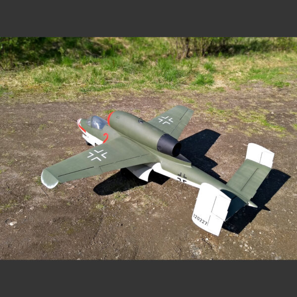 avion heinkel-he-162-a2-rc-jet-aircraft  STL 3D - Image 6