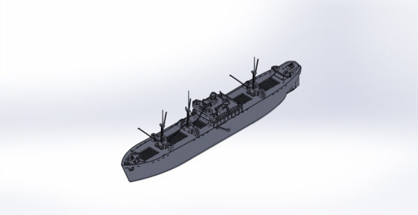 WWII Liberty ship -  1;108 Navire Liberty de la Seconde Guerre mondiale - Image 11