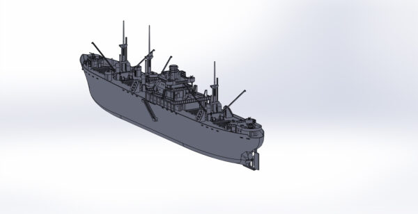 WWII Liberty ship -  1;108 Navire Liberty de la Seconde Guerre mondiale - Image 2