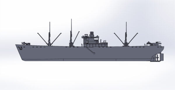WWII Liberty ship -  1;108 Navire Liberty de la Seconde Guerre mondiale - Image 3