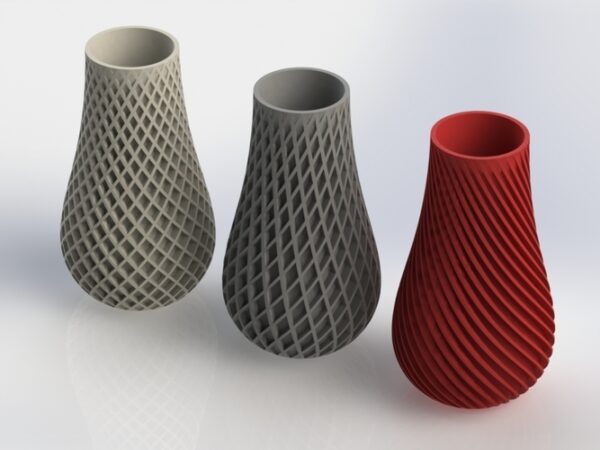Vase Spiral ,pot,decor STL 3D